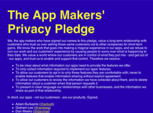 privacy pledge